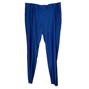 Savile Row mens size 38 X 31 blue dress pants tapered leg office wear
